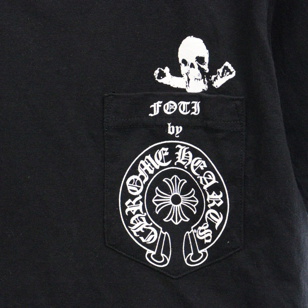 CHROME HEARTS(クロムハーツ) TOKYO FOTI S/S TEE 東京限定 フォティ ロゴ プリント 半袖Tシャツ ブラック