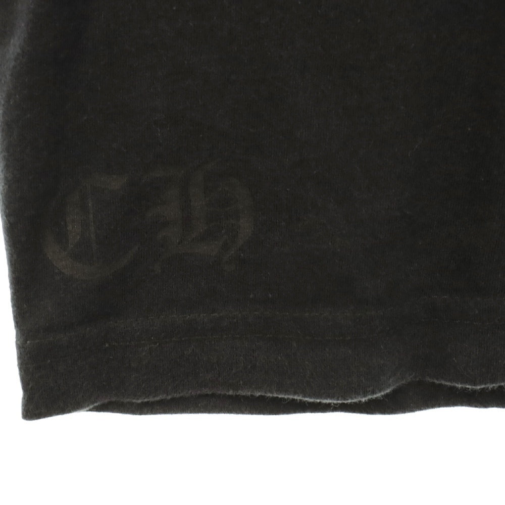 CHROME HEARTS(クロムハーツ) Pink Logo Tee ネオンピンク ロゴ 半袖Tシャツ ブラック/ピンク