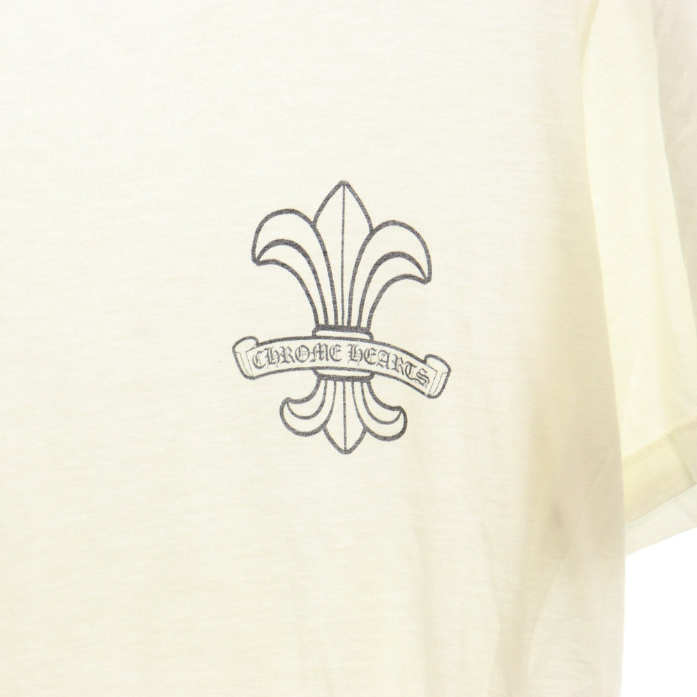 CHROME HEARTS(クロムハーツ) BSフレア Vネック 半袖Tシャツ ホワイト