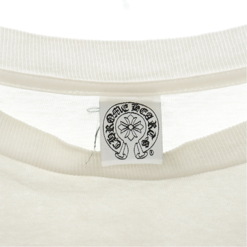 CHROME HEARTS(クロムハーツ) Malibu L/S Tee マリブ限定 バック ロゴプリント 長袖Tシャツ ホワイト