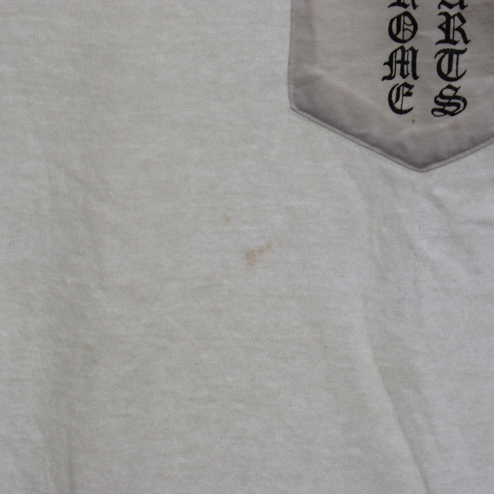 CHROME HEARTS(クロムハーツ) Back Scroll Tee バックスクロールロゴ 半袖Tシャツ ホワイト
