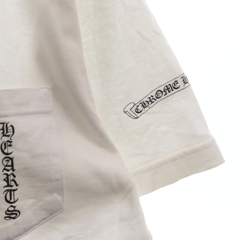 CHROME HEARTS(クロムハーツ) Back Scroll Tee バックスクロールロゴ 半袖Tシャツ ホワイト