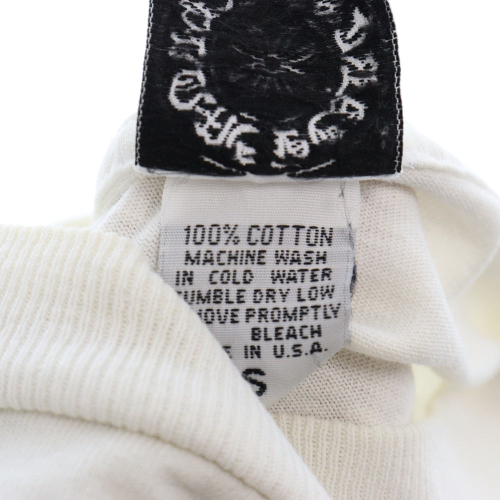 CHROME HEARTS(クロムハーツ) 東京限定 バッククロス ロゴ プリント 半袖Tシャツ ホワイト