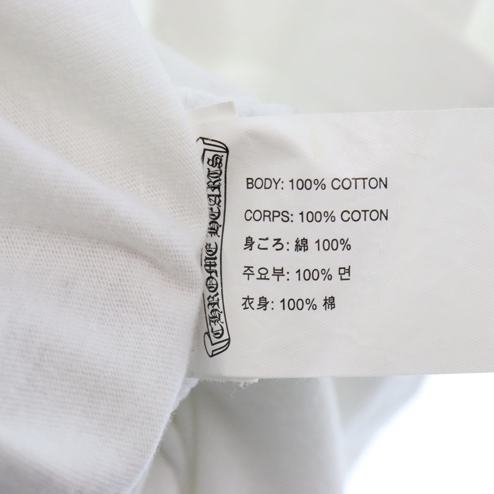 CHROME HEARTS(クロムハーツ) Osaka Scroll Label Logo Tee オオサカスクロールラベルロゴ半袖Tシャツ ホワイト