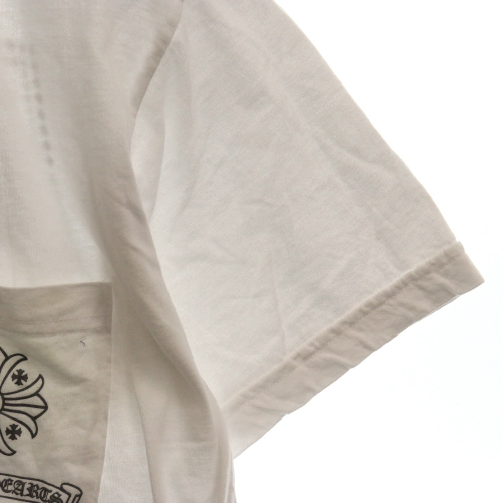 CHROME HEARTS(クロムハーツ) CH PLUS S/S TEE バック ロゴ プリント 半袖Tシャツ ホワイト
