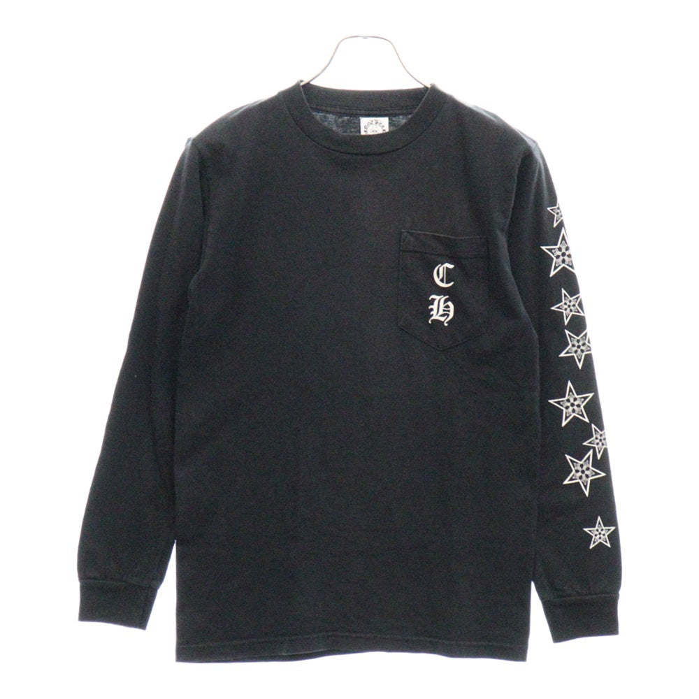 CHROME HEARTS(クロムハーツ) Malibu L/S Tee マリブ限定 バック ロゴプリント 長袖Tシャツ ブラック