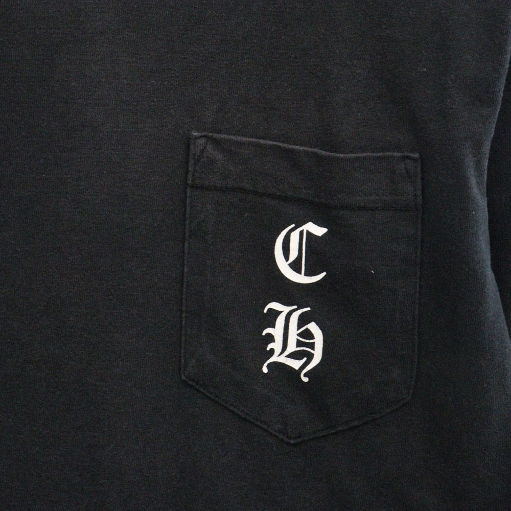 CHROME HEARTS(クロムハーツ) Malibu L/S Tee マリブ限定 バック ロゴプリント 長袖Tシャツ ブラック