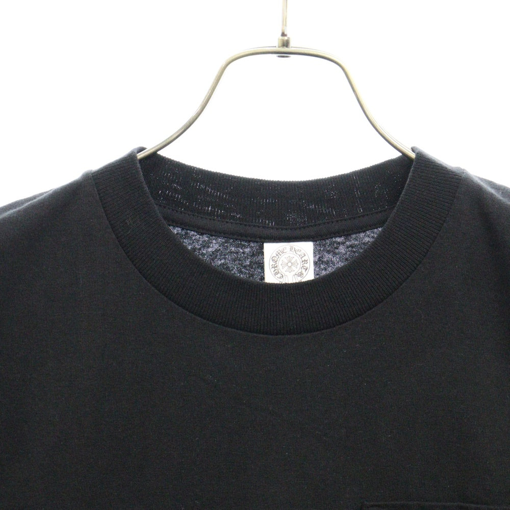 CHROME HEARTS(クロムハーツ) BS FLEUR S/S TEE BSフレア バック ロゴ プリント 半袖Tシャツ ブラック