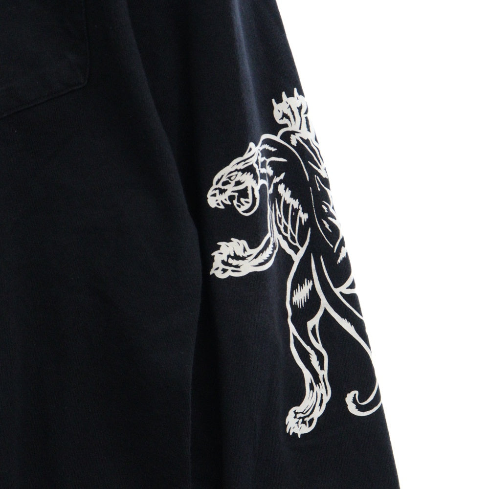 CHROME HEARTS(クロムハーツ) KYOSUKE HIMURO L/S Tee 氷室京介ロゴプリント ロングスリーブTシャツ 長袖カットソー ロンT ブラック