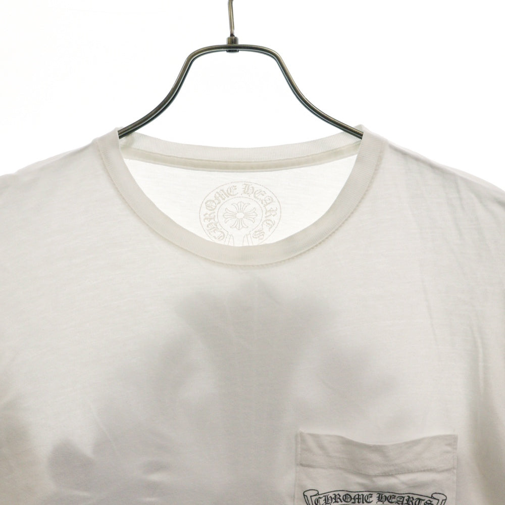 CHROME HEARTS(クロムハーツ) CH PLUS L/S Tee CHバックプリント 長袖Tシャツ カットソー ホワイト