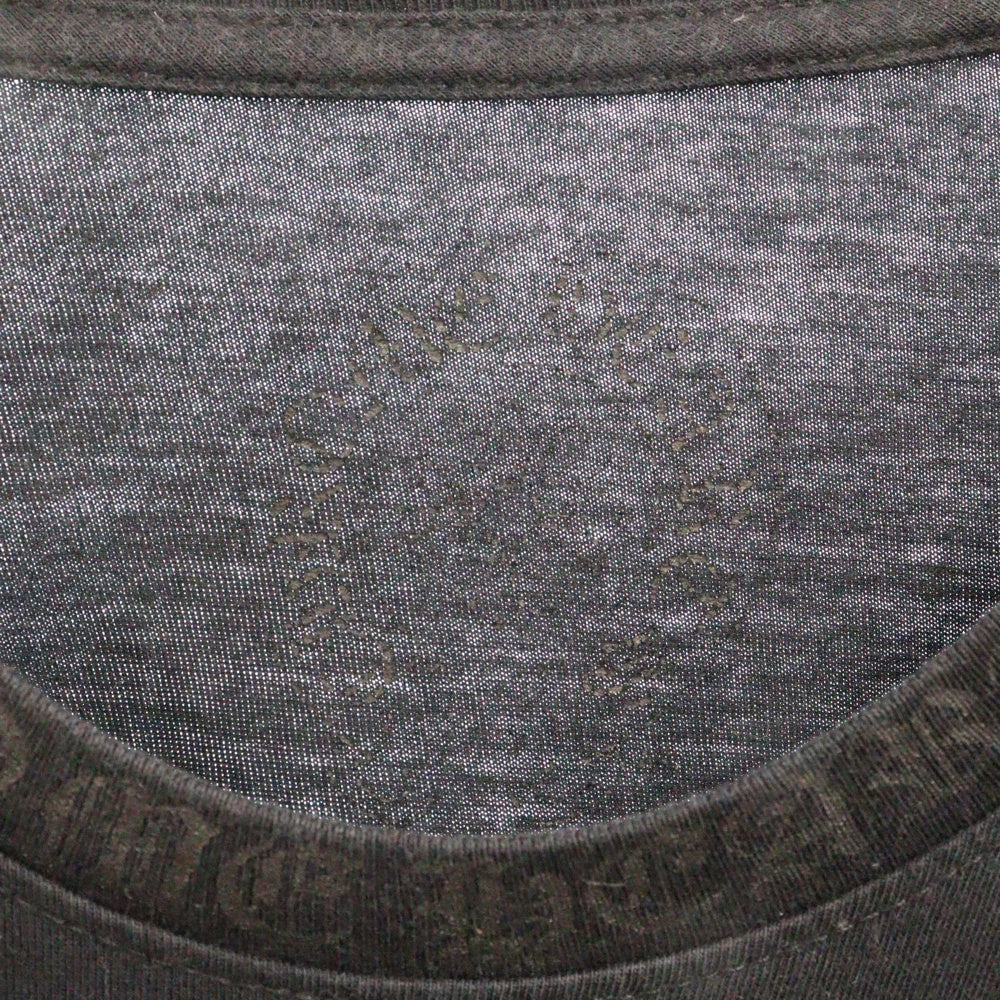 CHROME HEARTS(クロムハーツ) Neck Logo L/S Tee サイドホースシューレインボーロゴ ロングスリーブTシャツ 長袖カットソー ロンT