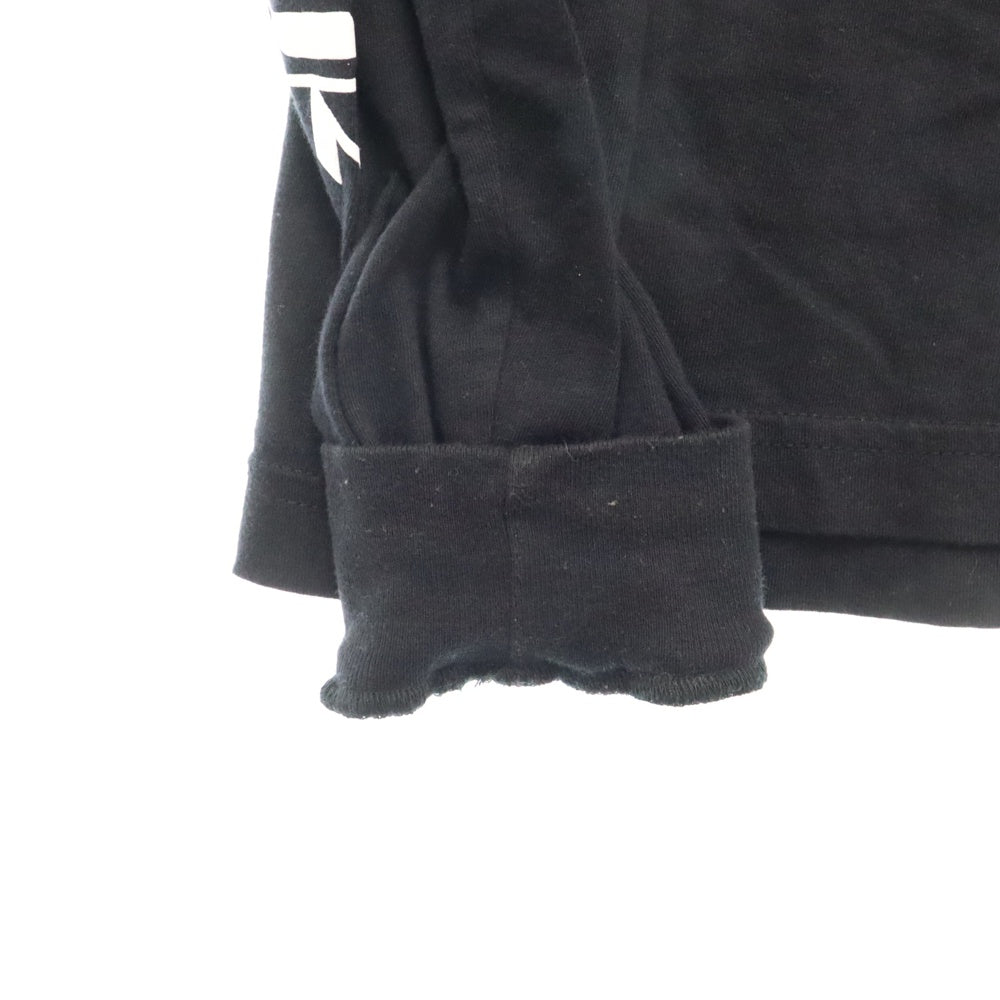 CHROME HEARTS(クロムハーツ) Vertical Logo Tee ヴァーティカルロゴ 長袖Tシャツ 胸ポケットロゴ バックロゴ 長袖カットソー ホワイト/ブラック