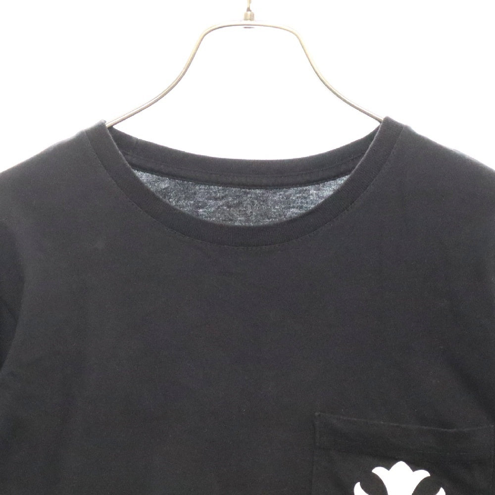 CHROME HEARTS(クロムハーツ) CH LOGO L/S Tee バック ロゴ プリント 長袖Tシャツ ブラック