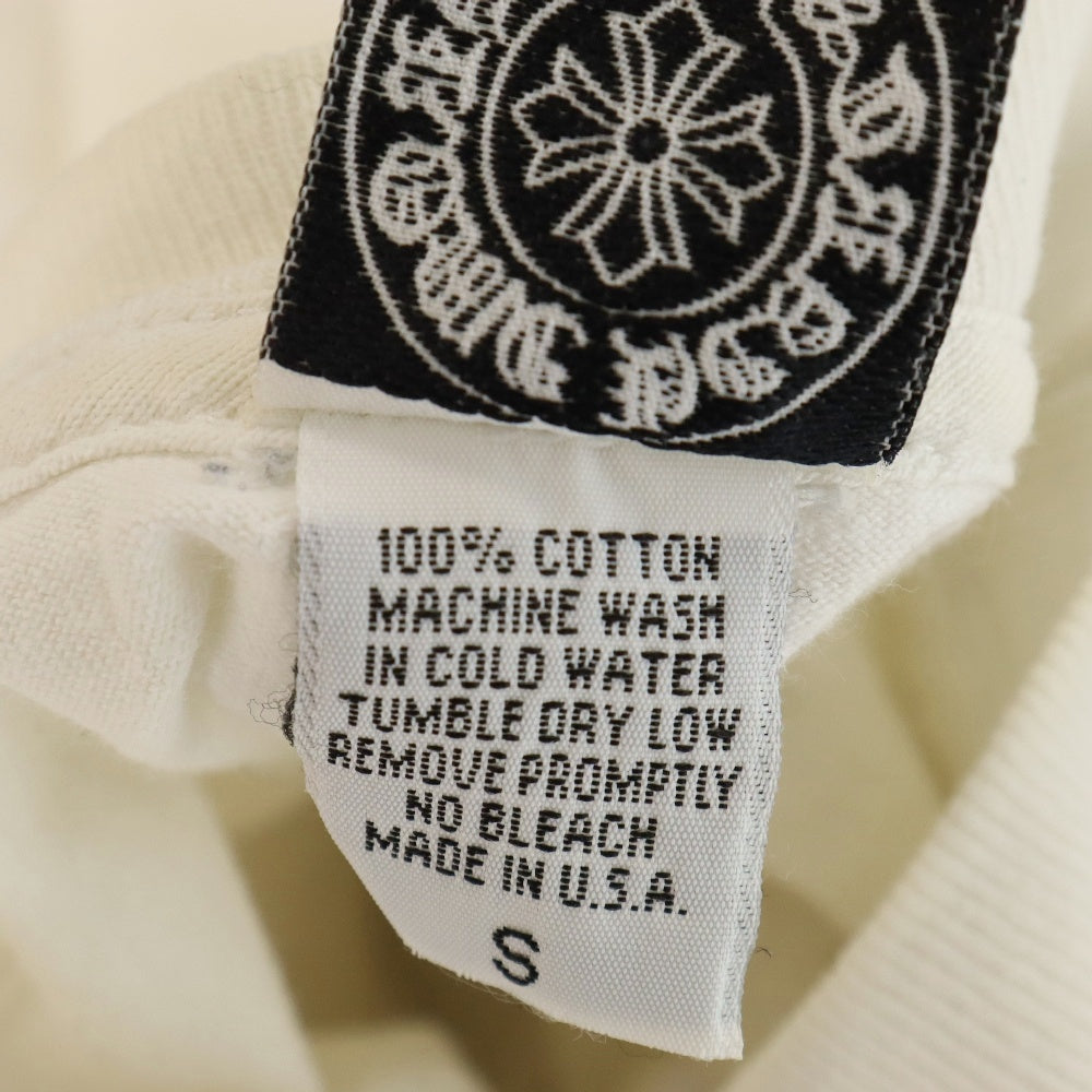 CHROME HEARTS(クロムハーツ) オールドモデル ニューヨーク限定ロングスリーブホースシューTシャツ 長袖カットソー ロンT ホワイト