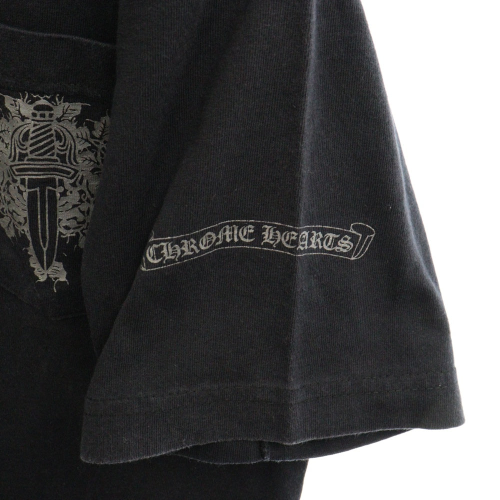 CHROME HEARTS(クロムハーツ) OLD Dagger S/S Tee オールドモデル ダガーロゴプリント半袖Tシャツ ブラック