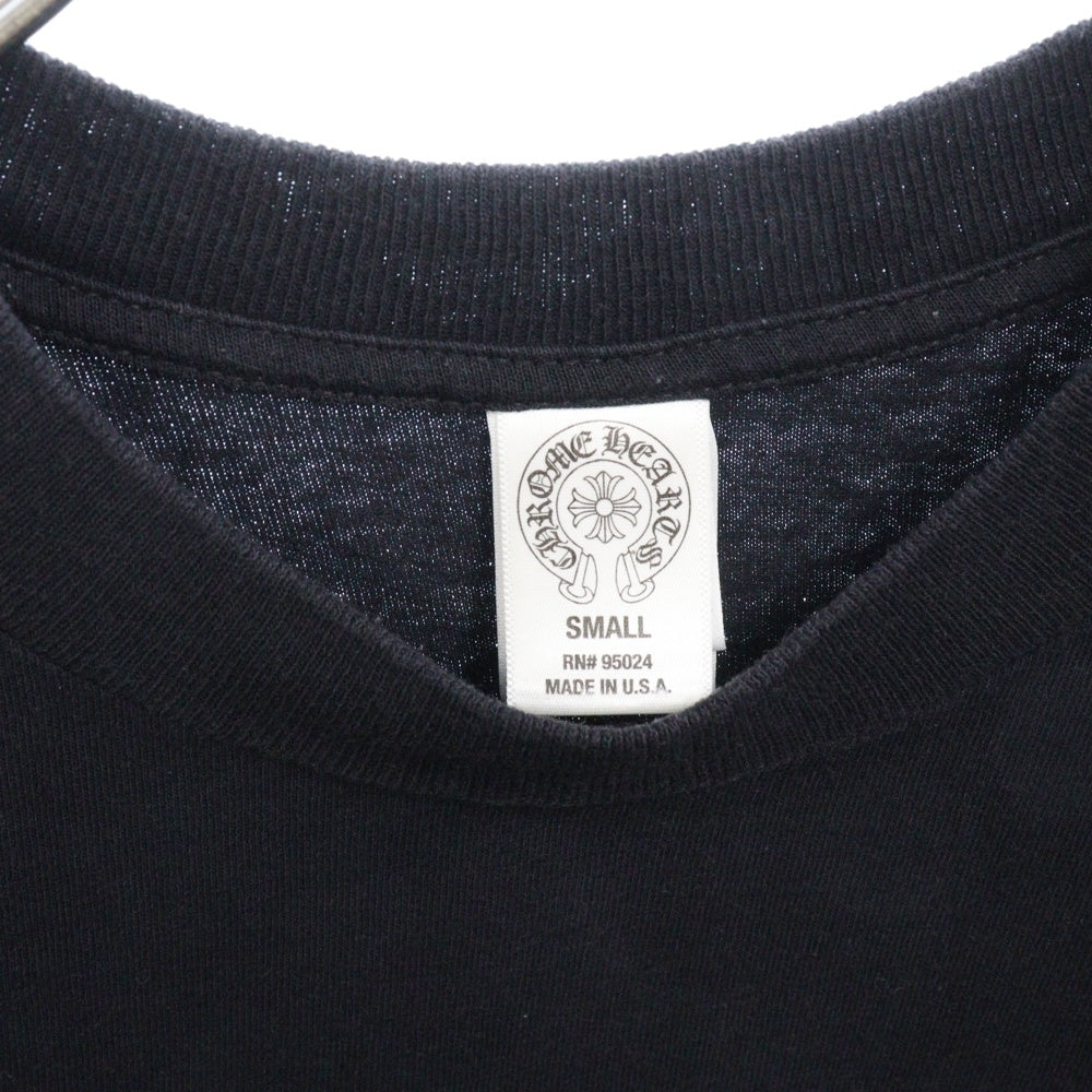 CHROME HEARTS(クロムハーツ) American Flag S/S TEE アメリカンフラッグ プリント 半袖Tシャツ ブラック