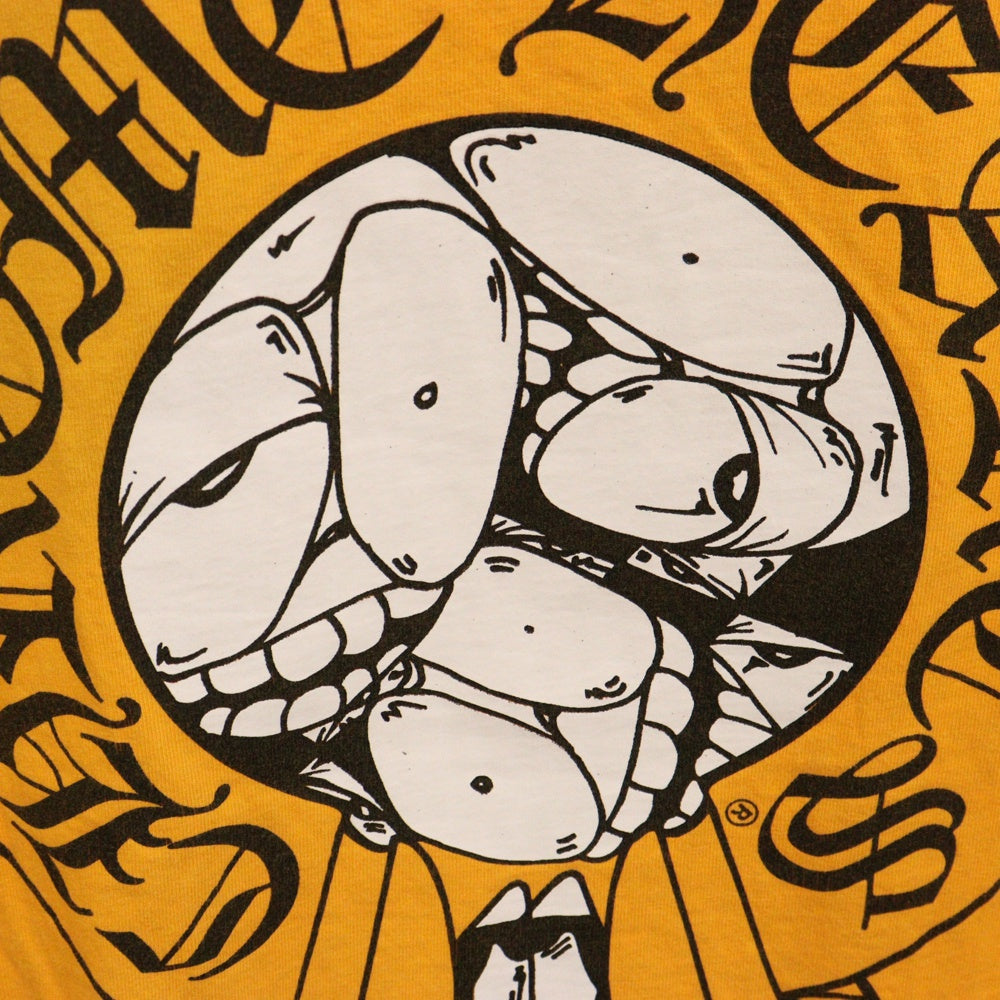 CHROME HEARTS(クロムハーツ) ×MATTY BOY PPO Mustard S/S Tee ×マッティボーイ マスタード クルーネック半袖Tシャツ イエロー