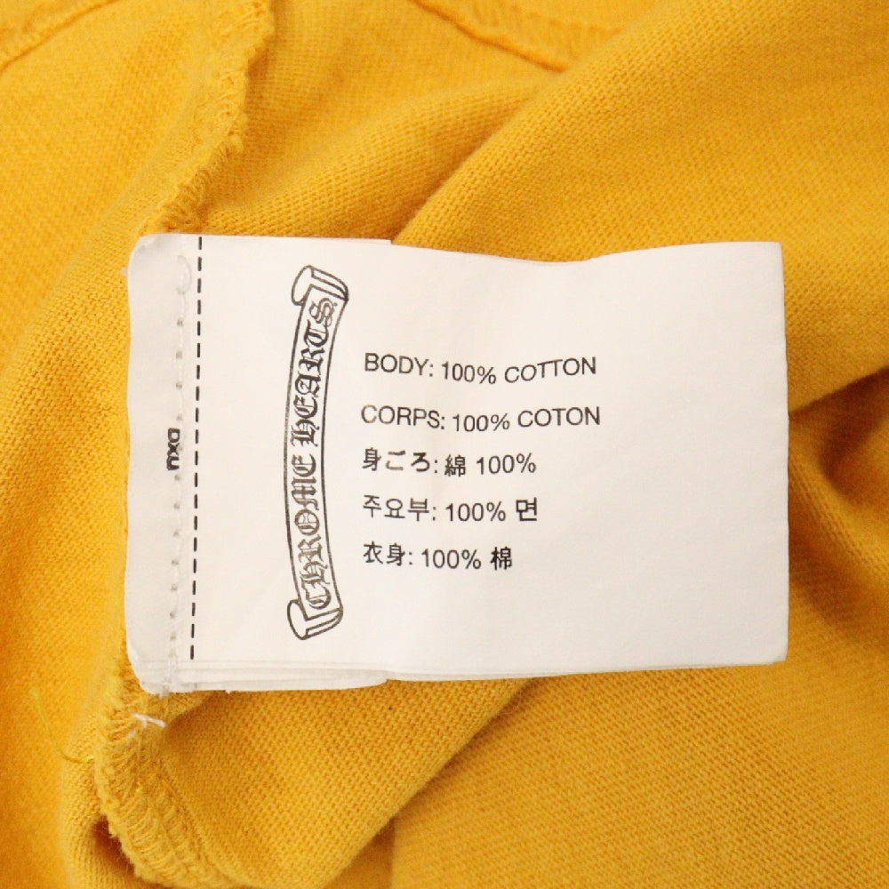 CHROME HEARTS(クロムハーツ) ×MATTY BOY PPO Mustard S/S Tee ×マッティボーイ マスタード クルーネック半袖Tシャツ イエロー