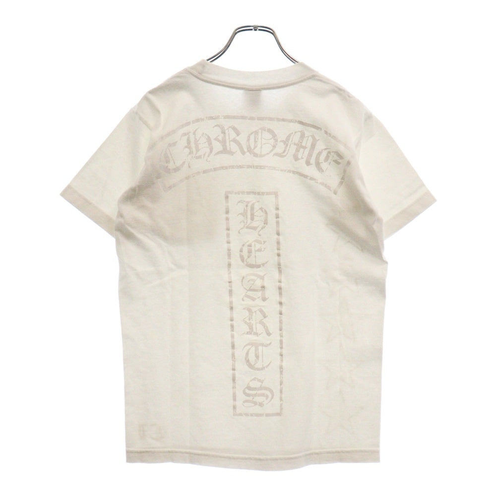 CHROME HEARTS(クロムハーツ) Side Logo Tee サイドロゴ ヴァーティカルロゴTシャツ 半袖Tシャツ ホワイト