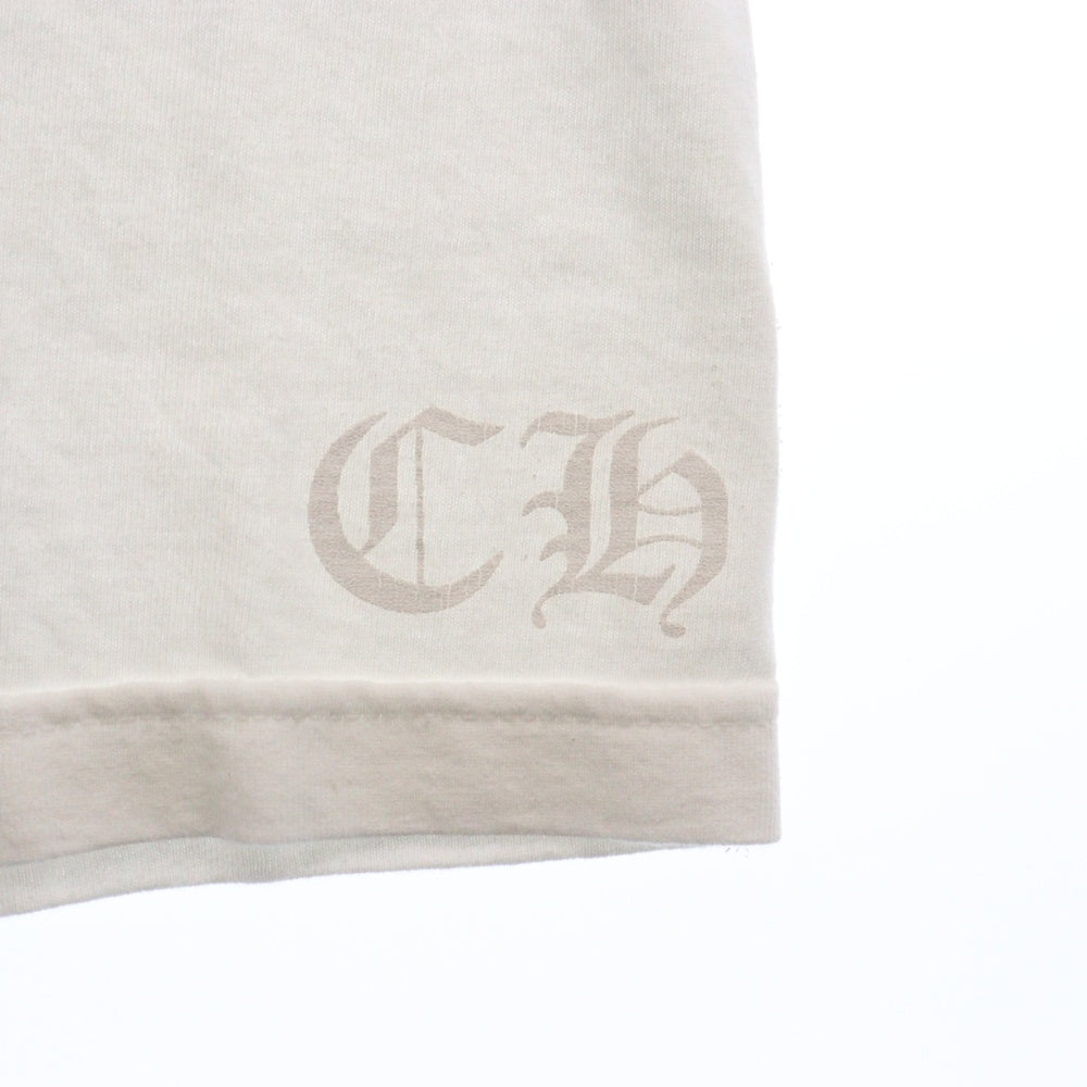 CHROME HEARTS(クロムハーツ) Side Logo Tee サイドロゴ ヴァーティカルロゴTシャツ 半袖Tシャツ ホワイト