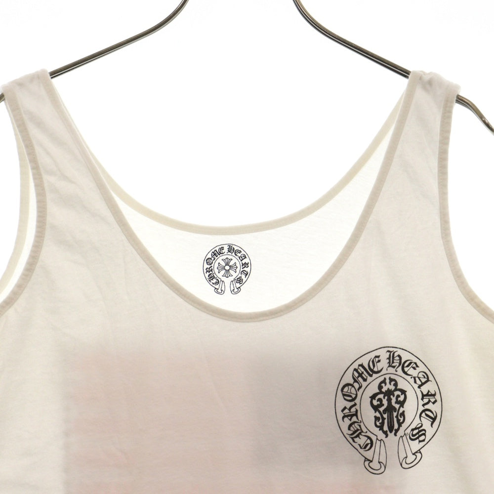 CHROME HEARTS(クロムハーツ) USA LOGO Tank Top ロゴタンクトップ レディース ホワイト