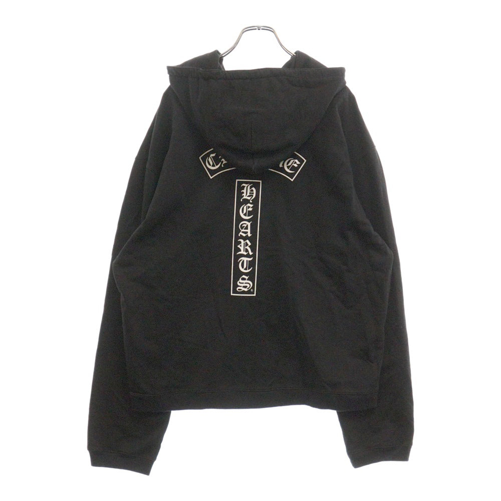 CHROME HEARTS(クロムハーツ) OLD DBL CH ZIP Hoodie オールドモデル ダブルCH ♯10ダガージップアップパーカー ブラック