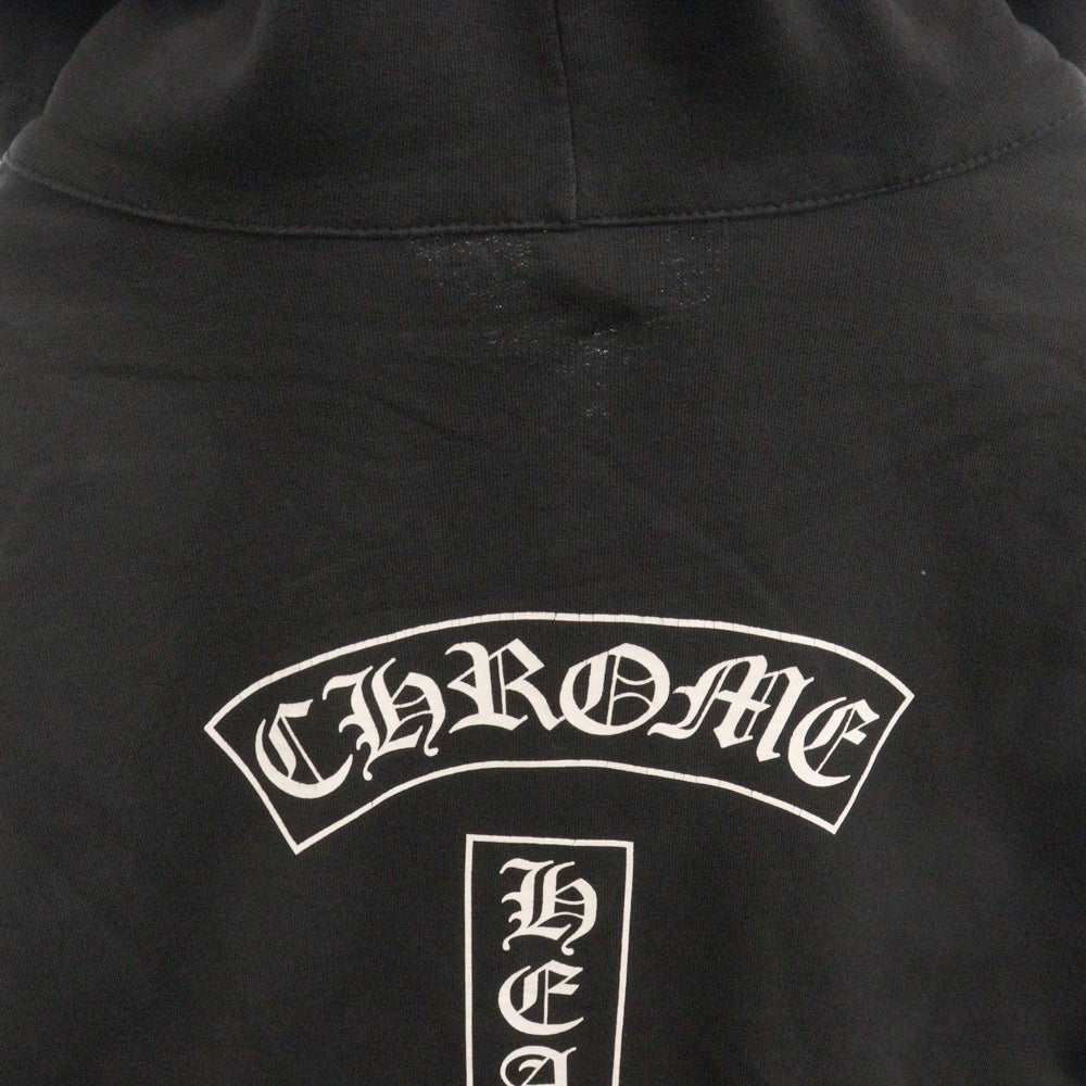 CHROME HEARTS(クロムハーツ) OLD DBL CH ZIP Hoodie オールドモデル ダブルCH ♯10ダガージップアップパーカー ブラック