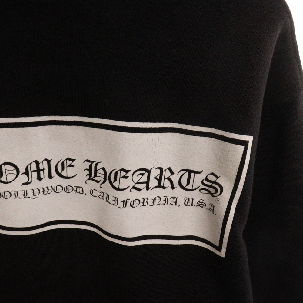 CHROME HEARTS(クロムハーツ) CH PLUS ZIP Hoodie CHプラス 裏地サーマル ジップアップパーカー ブラック