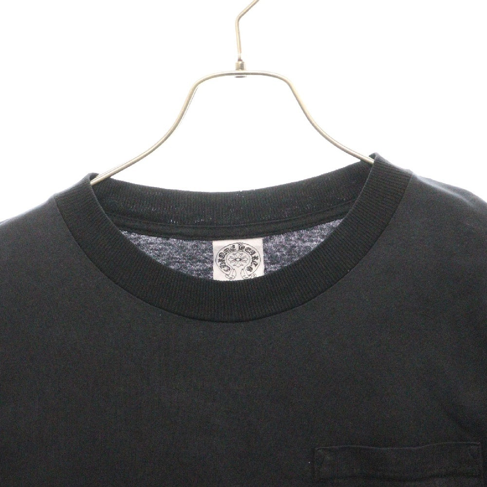 CHROME HEARTS(クロムハーツ) OLD STAR L/S Tee サイドスター ロゴ プリント 長袖Tシャツ ブラック