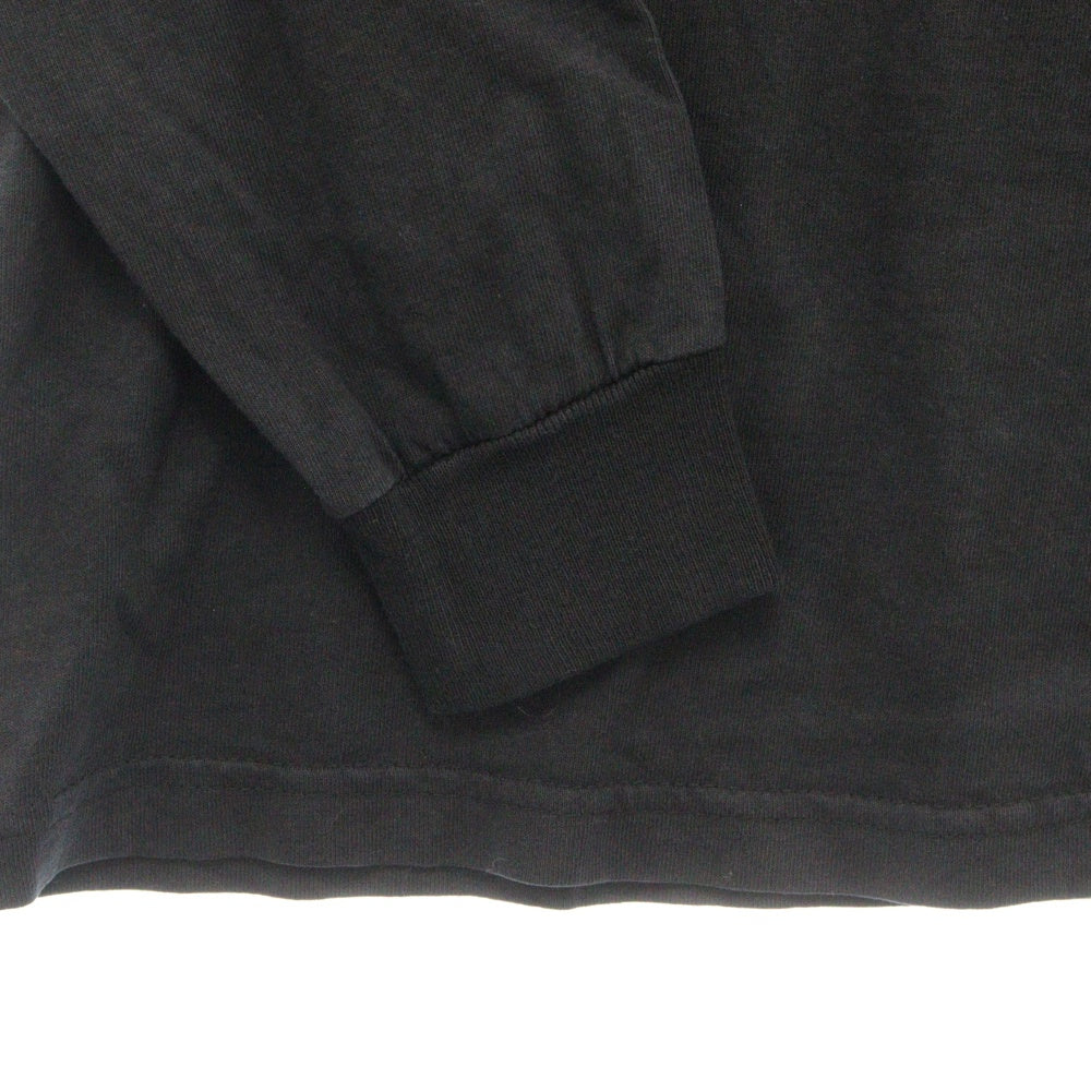 CHROME HEARTS(クロムハーツ) OLD STAR L/S Tee サイドスター ロゴ プリント 長袖Tシャツ ブラック