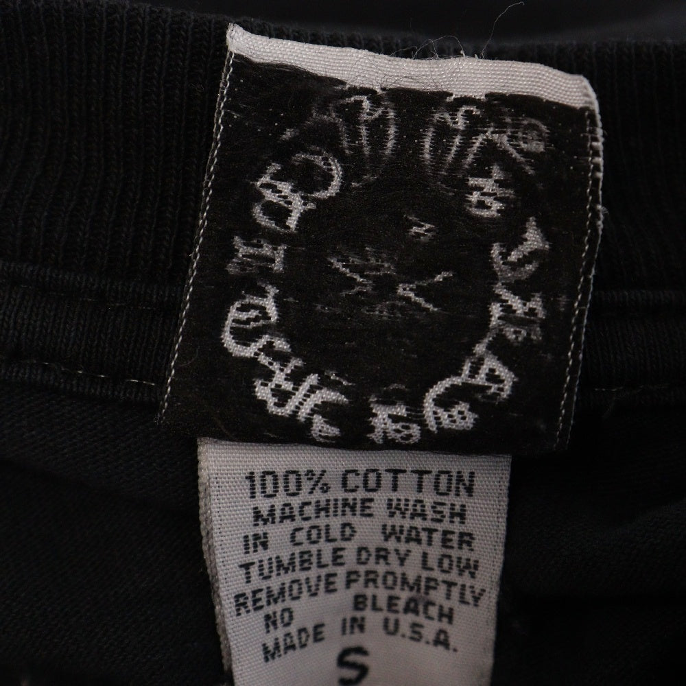 CHROME HEARTS(クロムハーツ) OLD STAR L/S Tee サイドスター ロゴ プリント 長袖Tシャツ ブラック