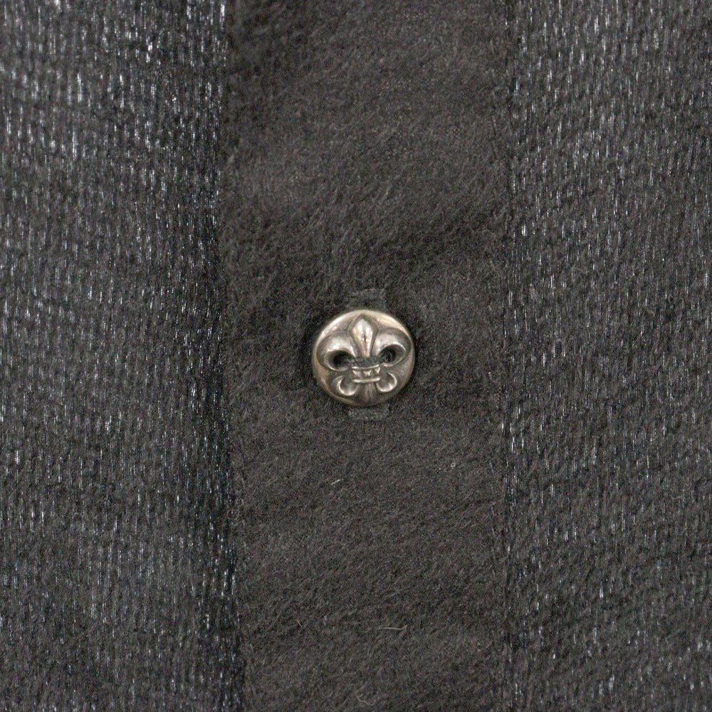 CHROME HEARTS(クロムハーツ) LOOSEENDS LS WOVEN ルーズエンド シルクシャツ ブラック