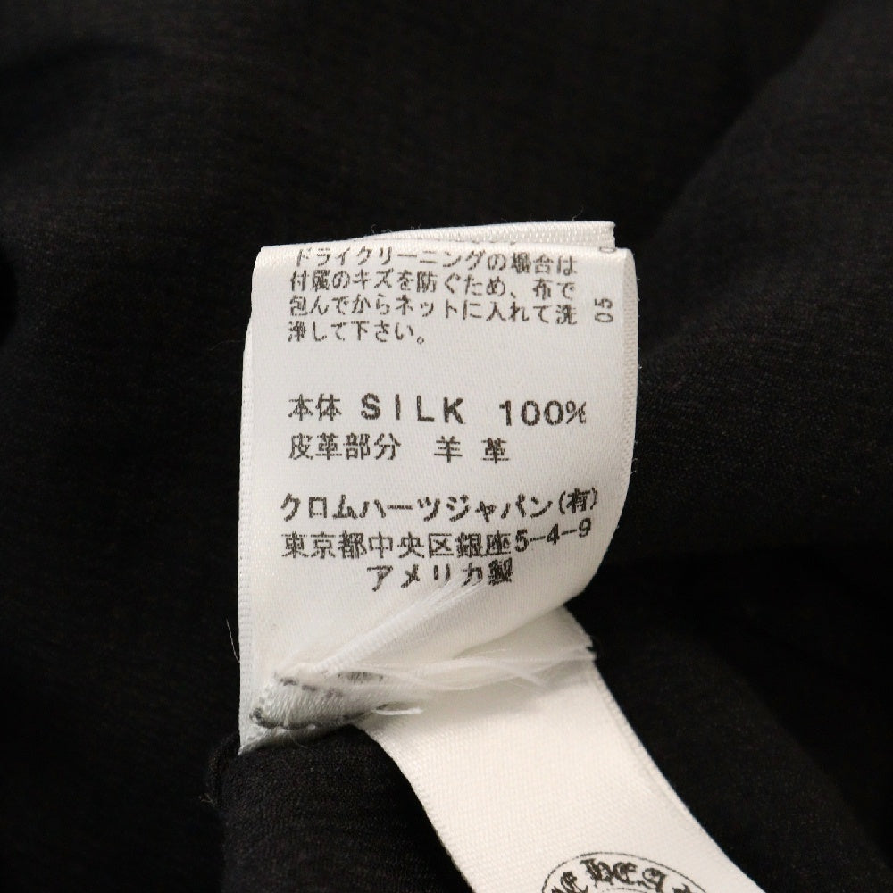 CHROME HEARTS(クロムハーツ) LOOSEENDS LS WOVEN ルーズエンド シルクシャツ ブラック