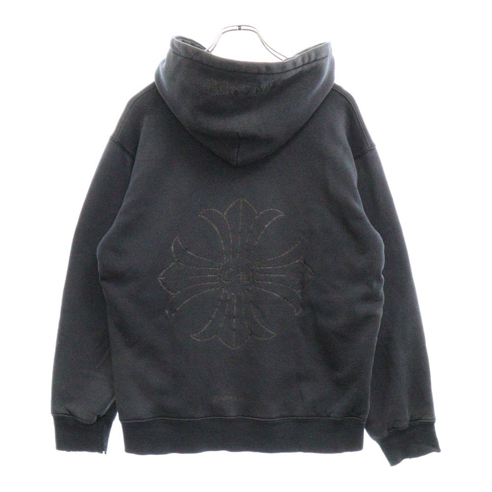 CHROME HEARTS(クロムハーツ) OLD CH PLUS Hoodie オールドモデル CHプラスロゴ プルオーバー パーカー ブラック