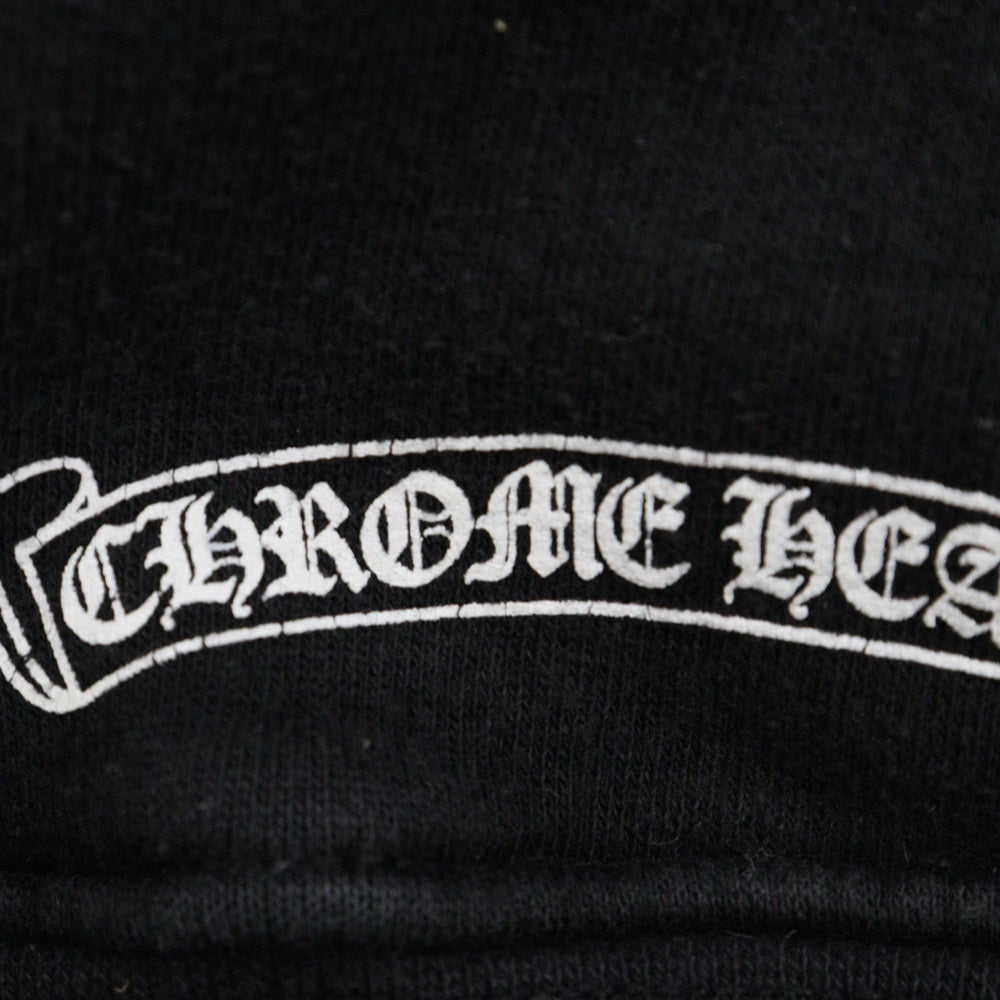 CHROME HEARTS(クロムハーツ) RS3 ZIP HOODIE 裏地サーマル ジップ パーカー ブラック
