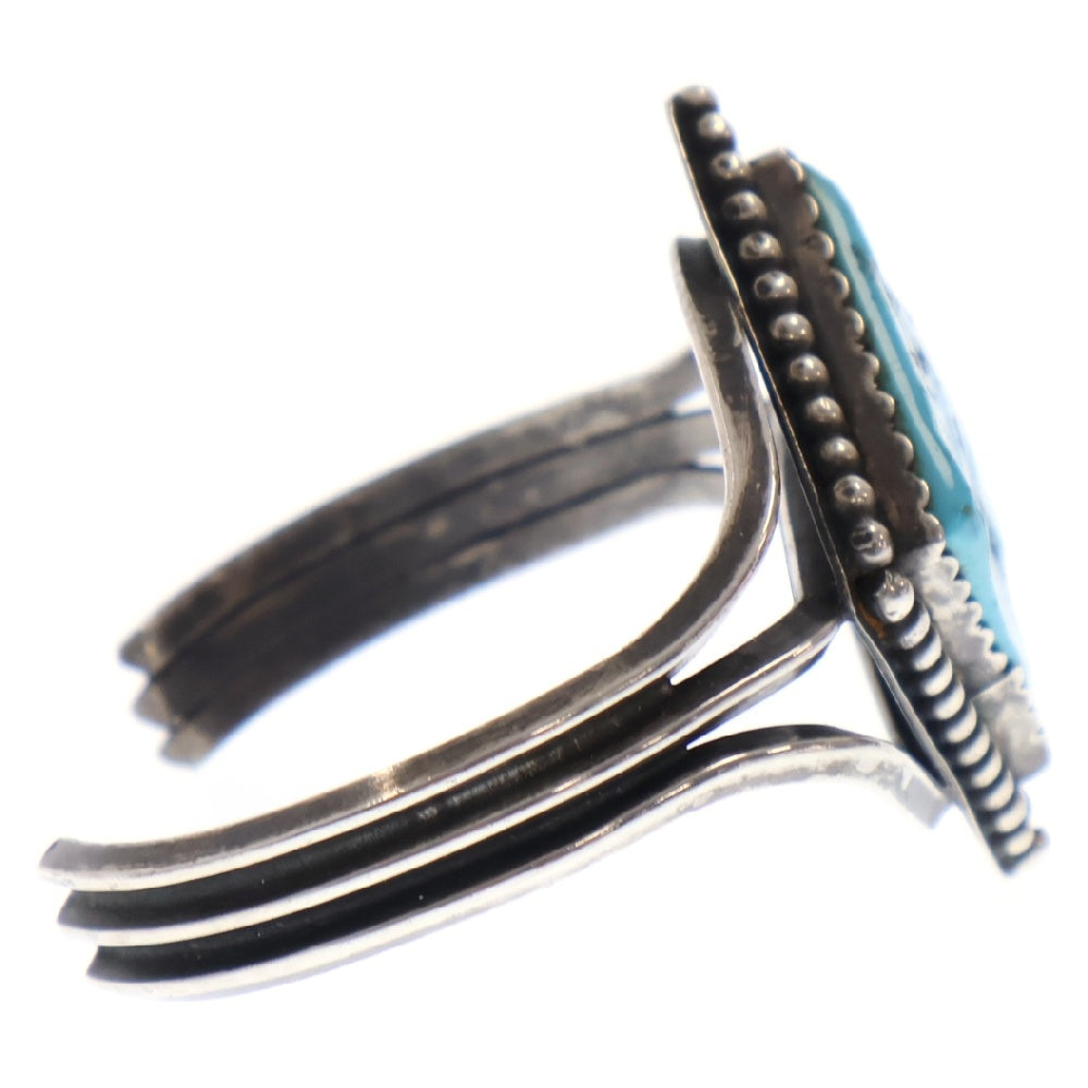 INDIAN JEWELRY(インディアンジュエリー) ナバホ族Aaron Anderson アーロンアンダーソン ターコイズ バングル