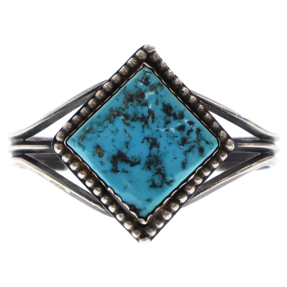 INDIAN JEWELRY(インディアンジュエリー) ナバホ族Aaron Anderson アーロンアンダーソン ターコイズ バングル