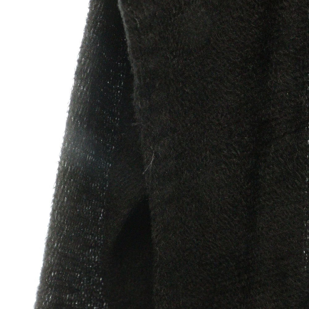 CHROME HEARTS(クロムハーツ) LOOSEENDS LS ルーズエンド 袖クロスパッチクロスボールボタンシルク 長袖シャツ ブラック