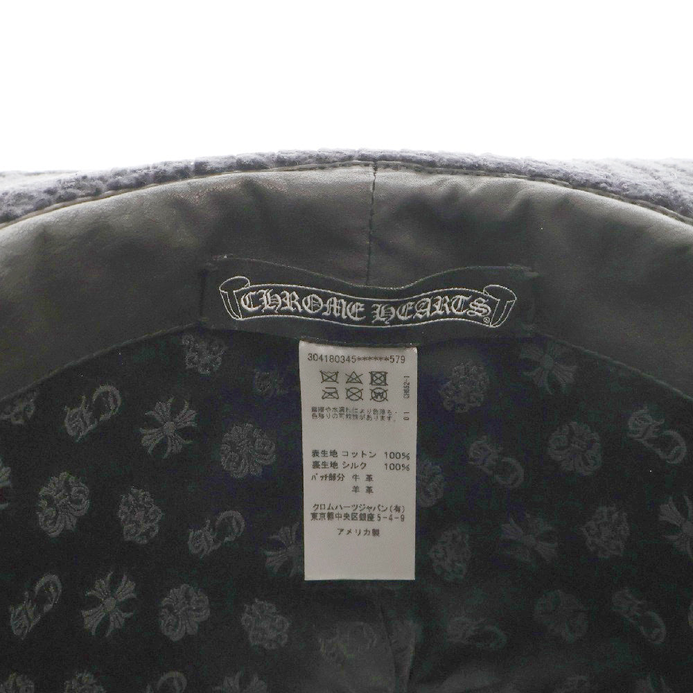 CHROME HEARTS(クロムハーツ) ×MATTY BOY コーデュロイ フェドラハット チョンパー キャップ