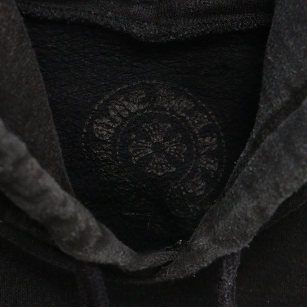 CHROME HEARTS(クロムハーツ) ×MATTY BOY Chomper Horseshoe Hoodie マッティボーイ チョンパーホースシュープリント プルオーバースウェットパーカー フーディー ブラック