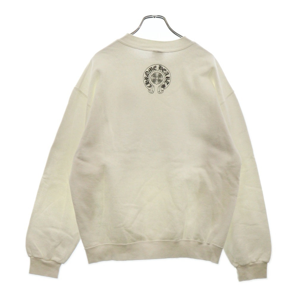CHROME HEARTS(クロムハーツ) OLD Daggre LOGO SWTSHR オールドモデル ダガー ロゴ スウェットトレーナー ホワイト