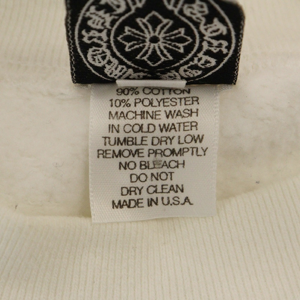CHROME HEARTS(クロムハーツ) OLD Daggre LOGO SWTSHR オールドモデル ダガー ロゴ スウェットトレーナー ホワイト