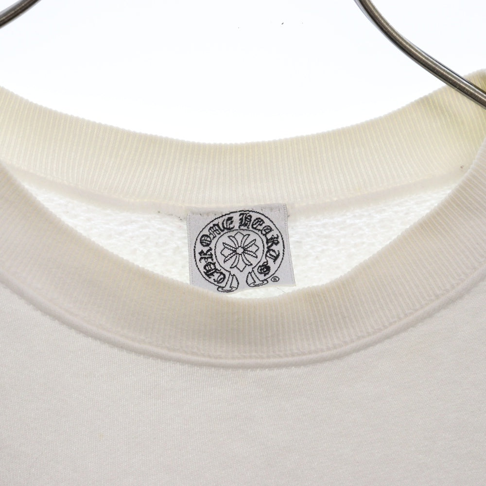 CHROME HEARTS(クロムハーツ) OLD LOGO SWTSHR オールドモデル ホースシューロゴ スウェットトレーナー ホワイト