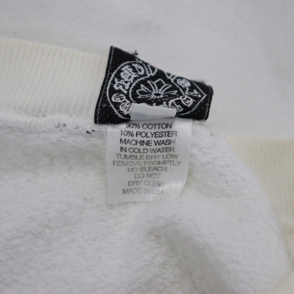 CHROME HEARTS(クロムハーツ) OLD LOGO SWTSHR オールドモデル ホースシューロゴ スウェットトレーナー ホワイト
