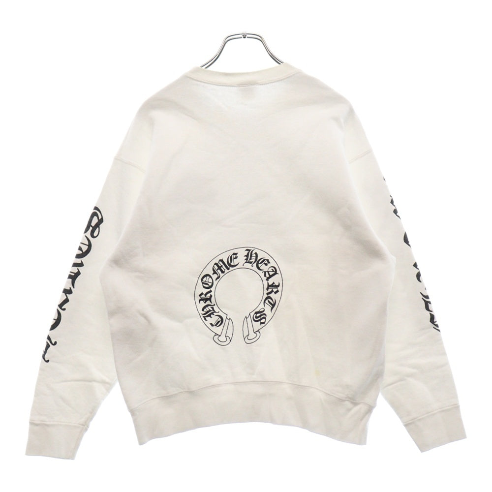 CHROME HEARTS(クロムハーツ) OLD LOGO SWTSHR オールドモデル ホースシューロゴ スウェットトレーナー ホワイト