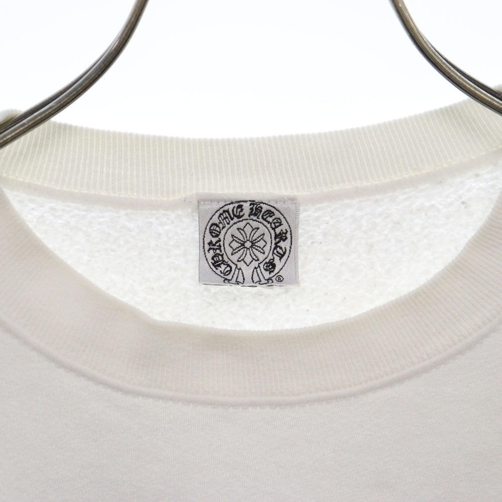 CHROME HEARTS(クロムハーツ) OLD LOGO SWTSHR オールドモデル ホースシューロゴ スウェットトレーナー ホワイト