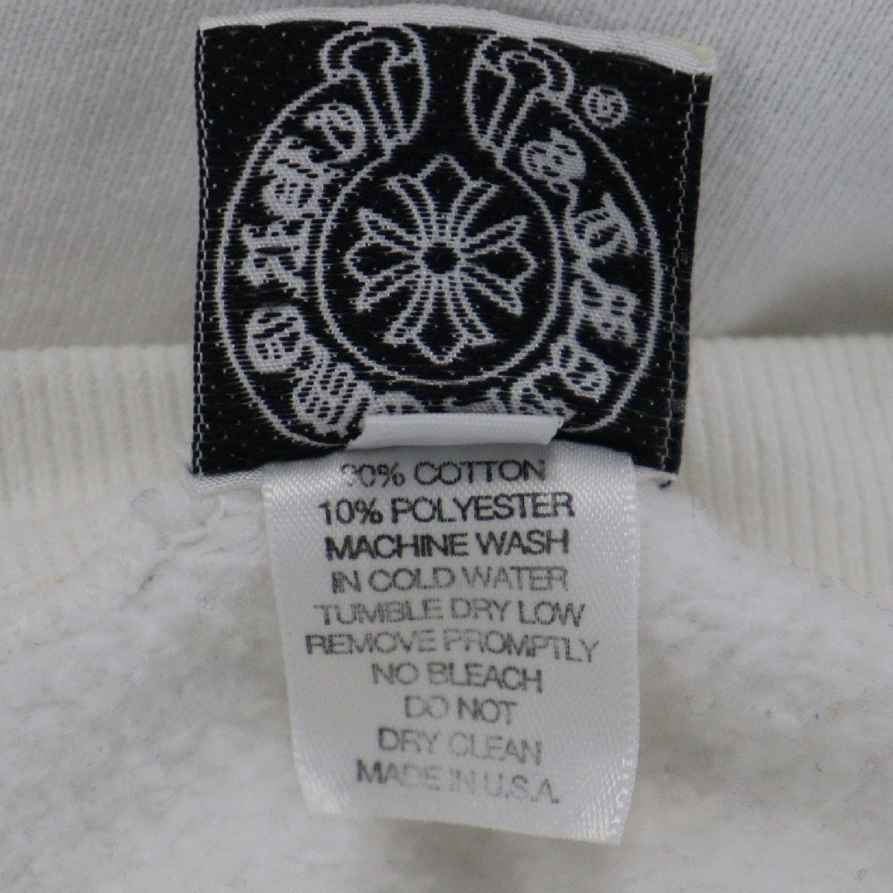 CHROME HEARTS(クロムハーツ) OLD LOGO SWTSHR オールドモデル ホースシューロゴ スウェットトレーナー ホワイト