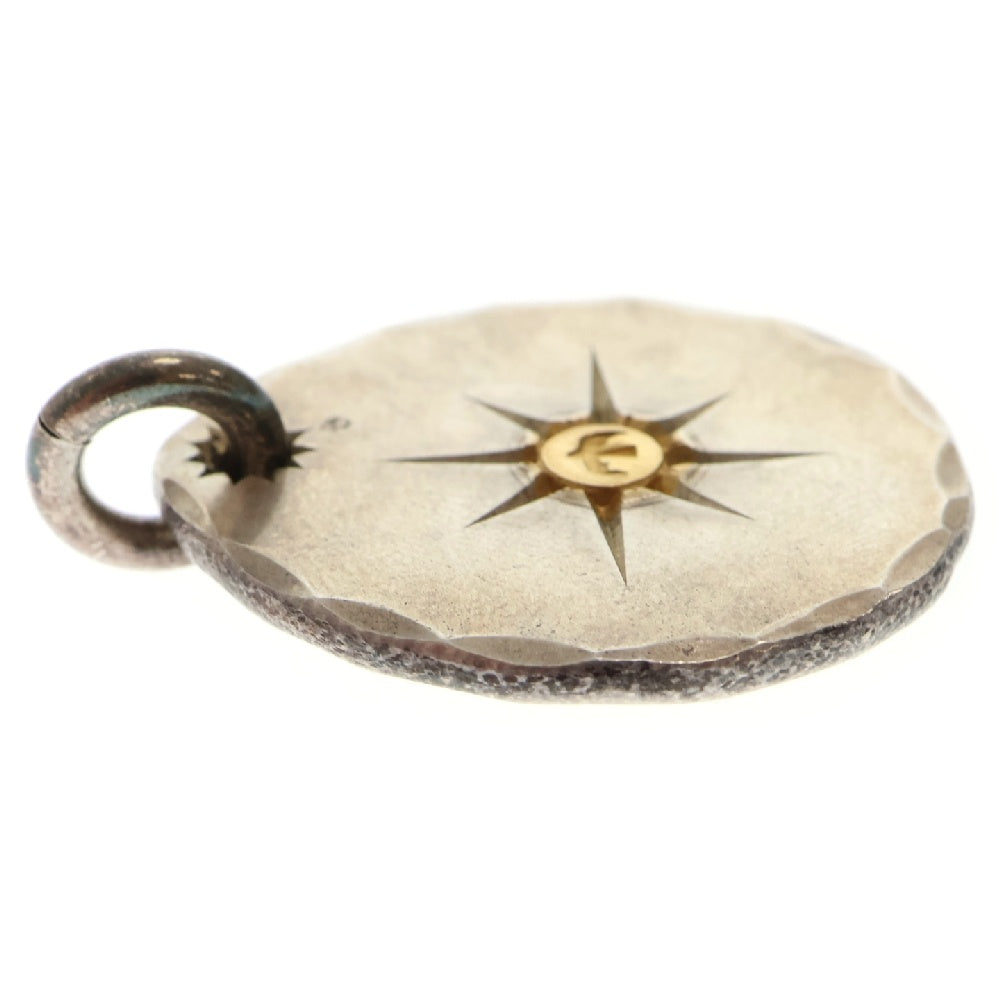 goro's(ゴローズ) たたきメタル中 ネックレストップシルバー/ゴールド