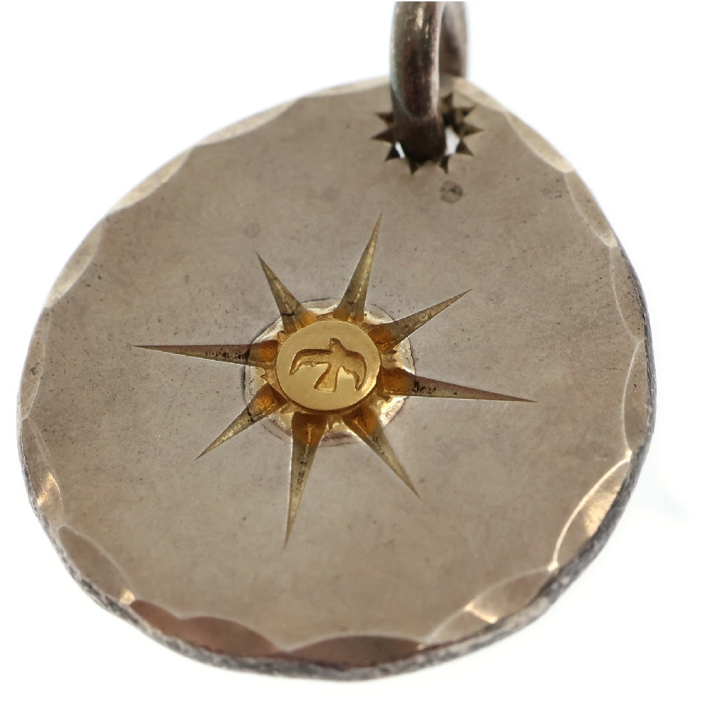 goro's(ゴローズ) たたきメタル中 ネックレストップシルバー/ゴールド