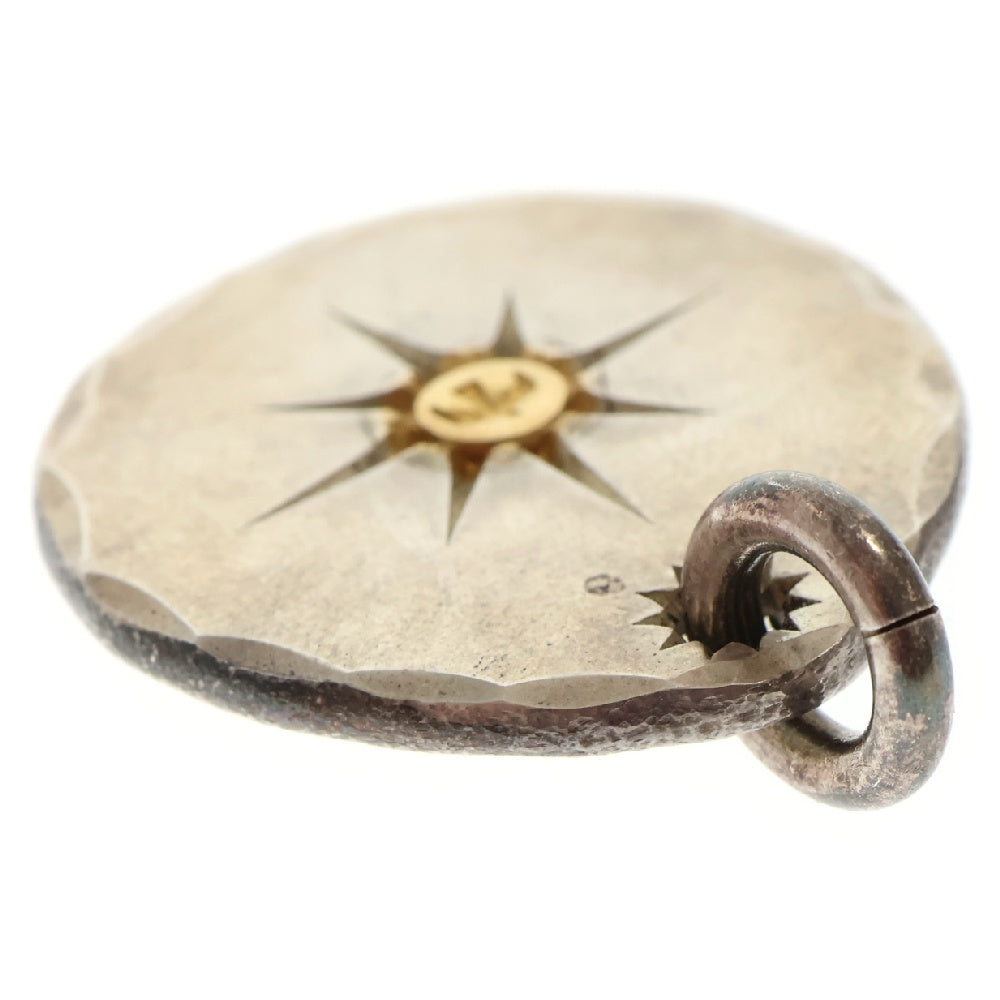 goro's(ゴローズ) たたきメタル中 ネックレストップシルバー/ゴールド